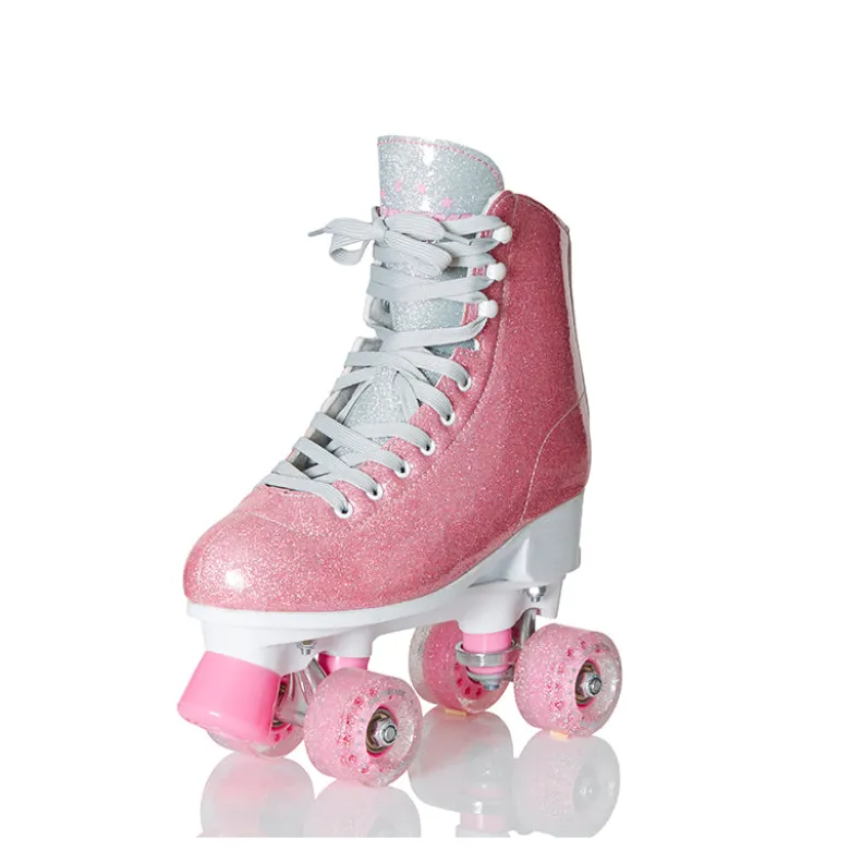 Supreme Rollers, Side-by-Side Roller Skates, Del Rey Pink – EU Sizes 31–42
