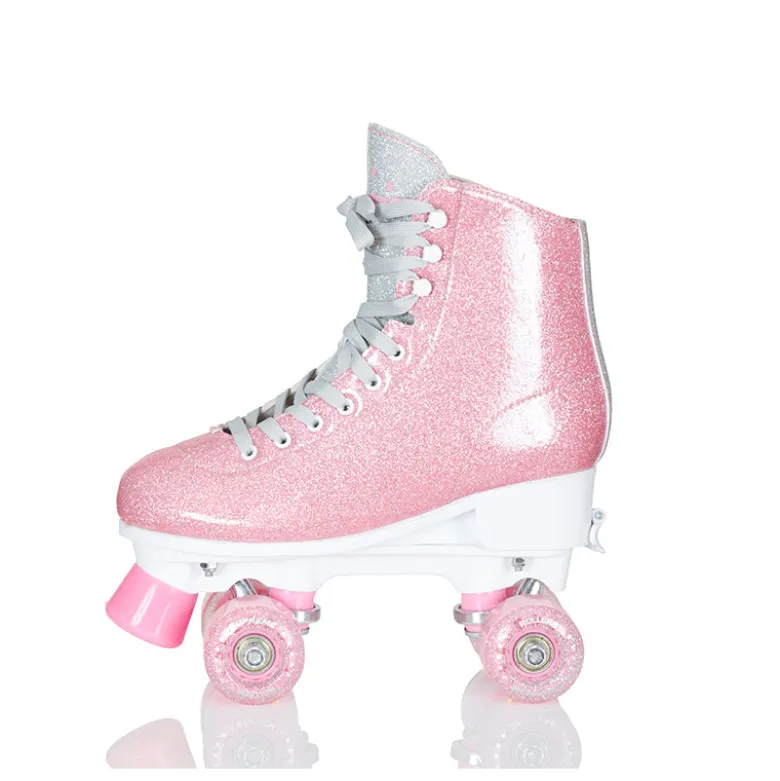 Supreme Rollers, Side-by-Side Roller Skates, Del Rey Pink – EU Sizes 31–42