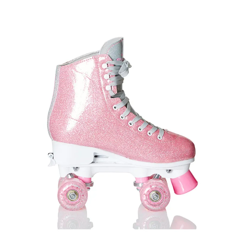 Supreme Rollers, Side-by-Side Roller Skates, Del Rey Pink – EU Sizes 31–42