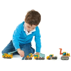 Tender Leaf, 5 Construction Site Vehicles - Worksite
