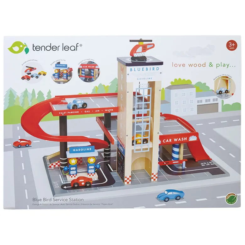 Tender Leaf, 5 Construction Vehicles – Parking Garage