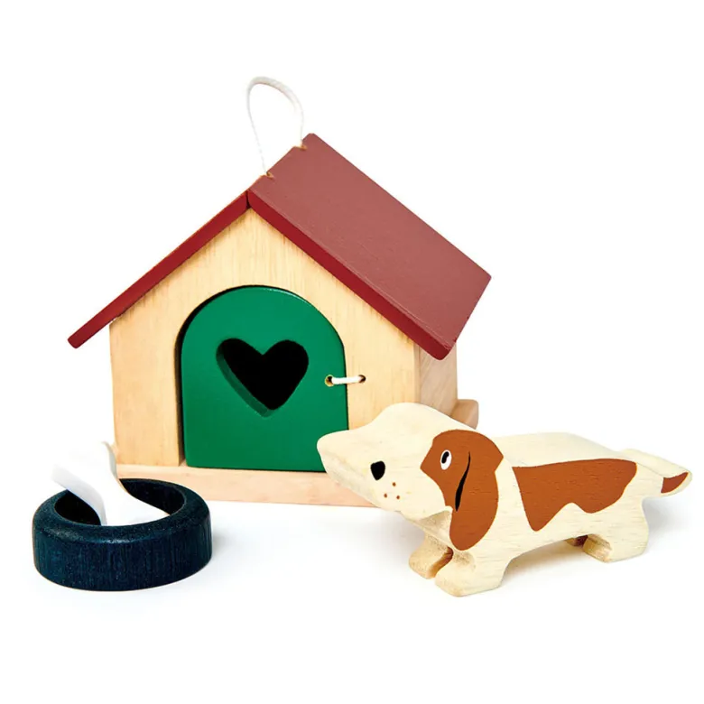 Tender Leaf Dollhouse Accessories – Pet Set with Dog