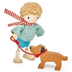 Tender Leaf Dollhouse Figures - Mr. Goodwood and Dog