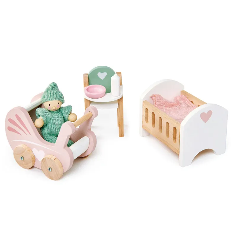 Tender Leaf, Dollhouse Furniture - Nursery Room