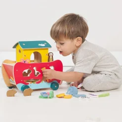 Tender Leaf, Noah's Ark Shape Sorter in Wood