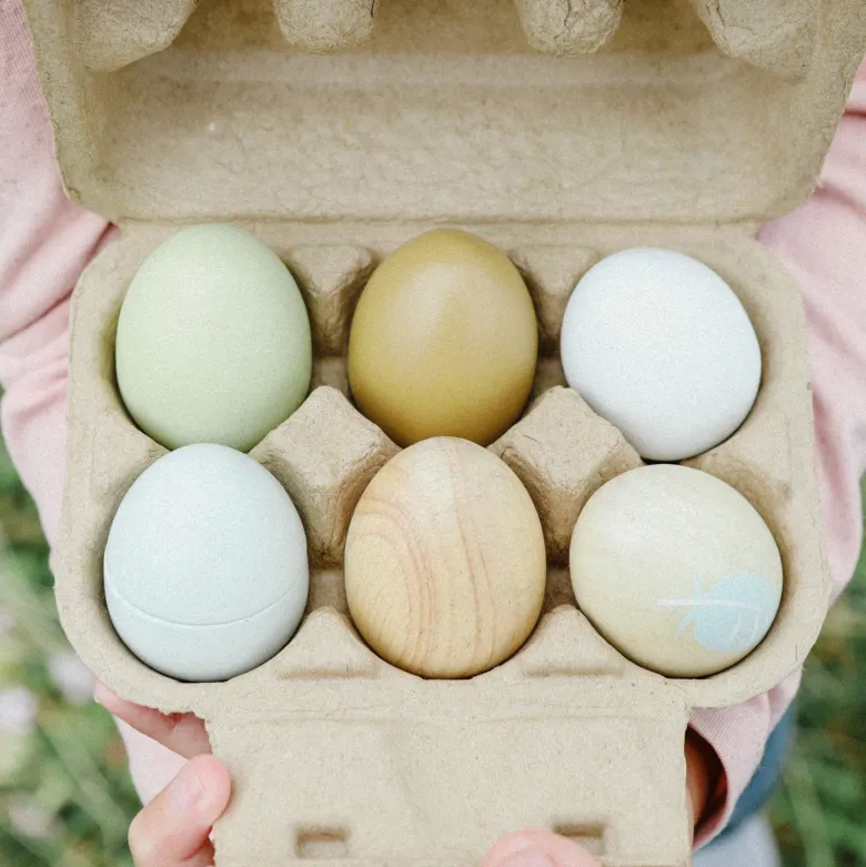 Tender Leaf, Play Food - Tray with 6 Eggs