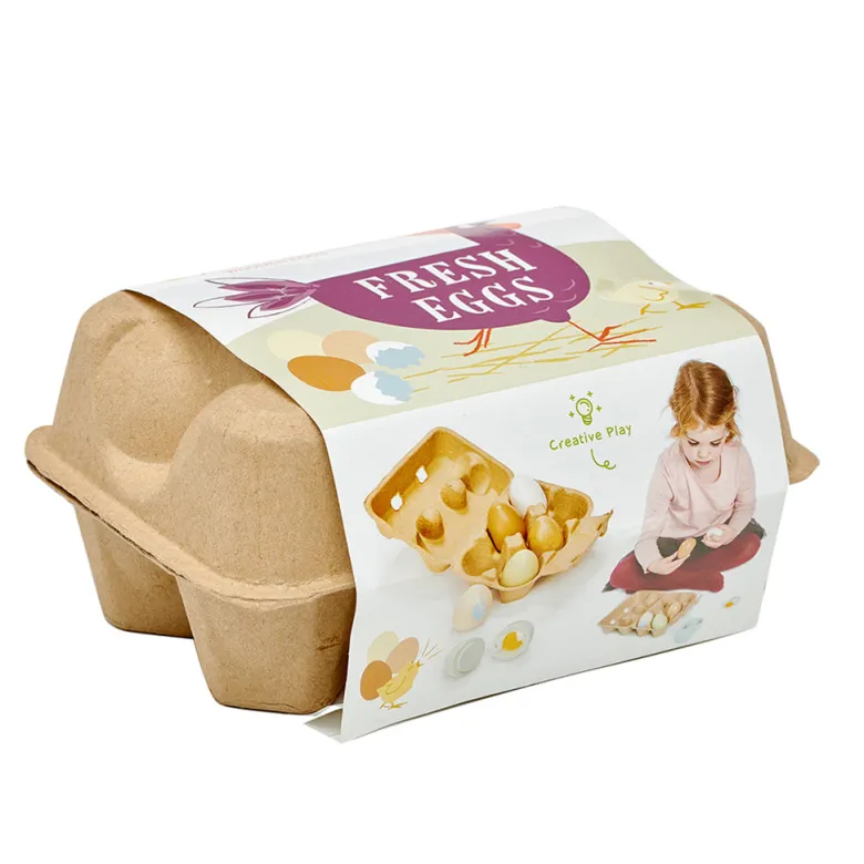 Tender Leaf, Play Food - Tray with 6 Eggs
