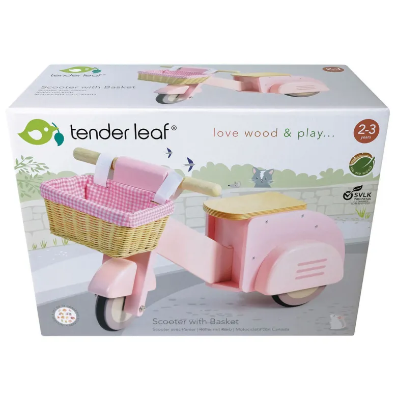 Tender Leaf Ride-On, Pink Scooter