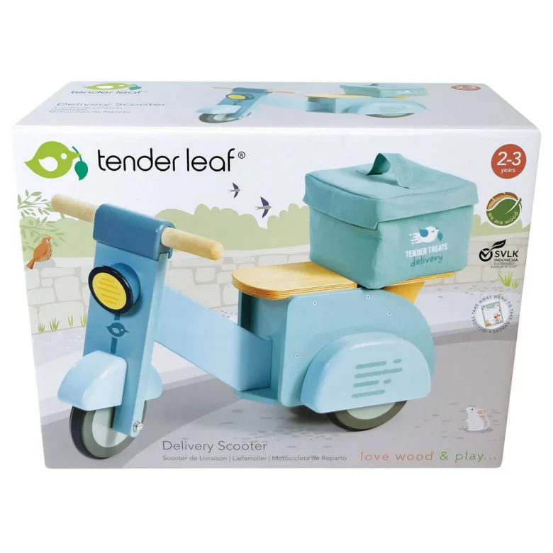 Tender Leaf Ride-On, Turquoise Scooter