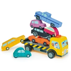 Tender Leaf Stable Cars, Car Transporter - From 18 Months