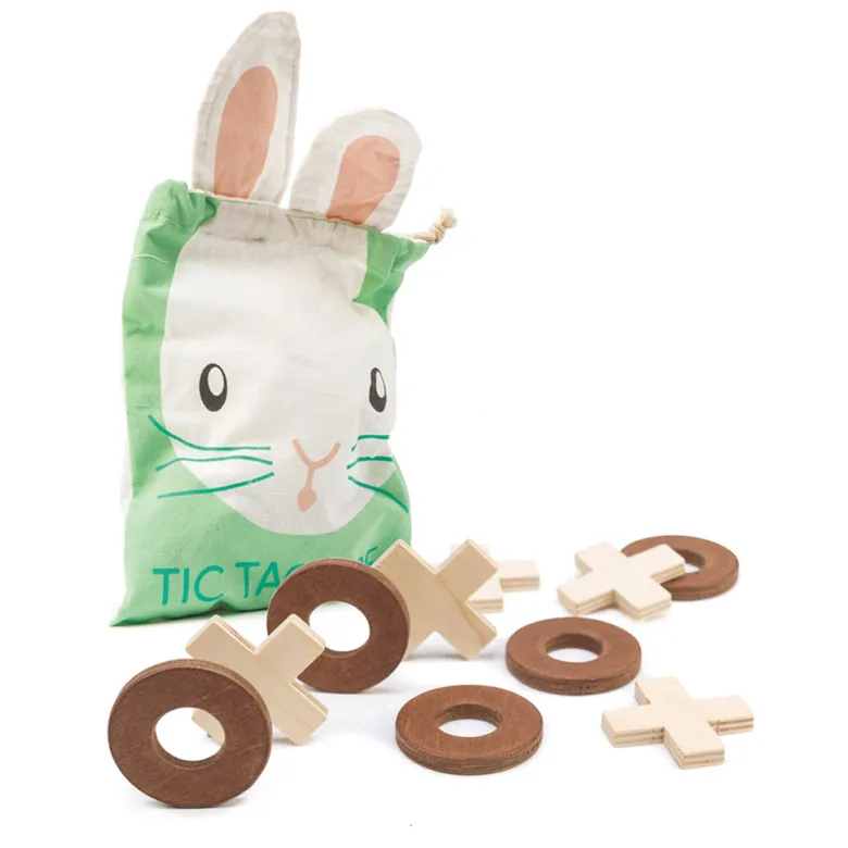 Tender Leaf, Tic Tac Toe Game in Bunny Pouch
