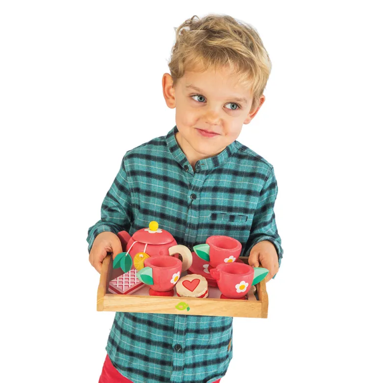 Tender Leaf Wooden Play Food Tea Set - Strawberry