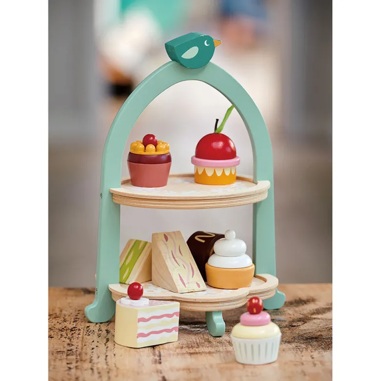 Tender Leaf, Wooden Play Food, Snack Stand - Birdie