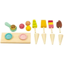 Tender Leaf, Wooden Play Food - Ice Cream Cart