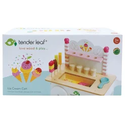 Tender Leaf, Wooden Play Food - Ice Cream Cart