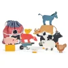 Tender Leaf, Wooden Stacking Animals - The Farm