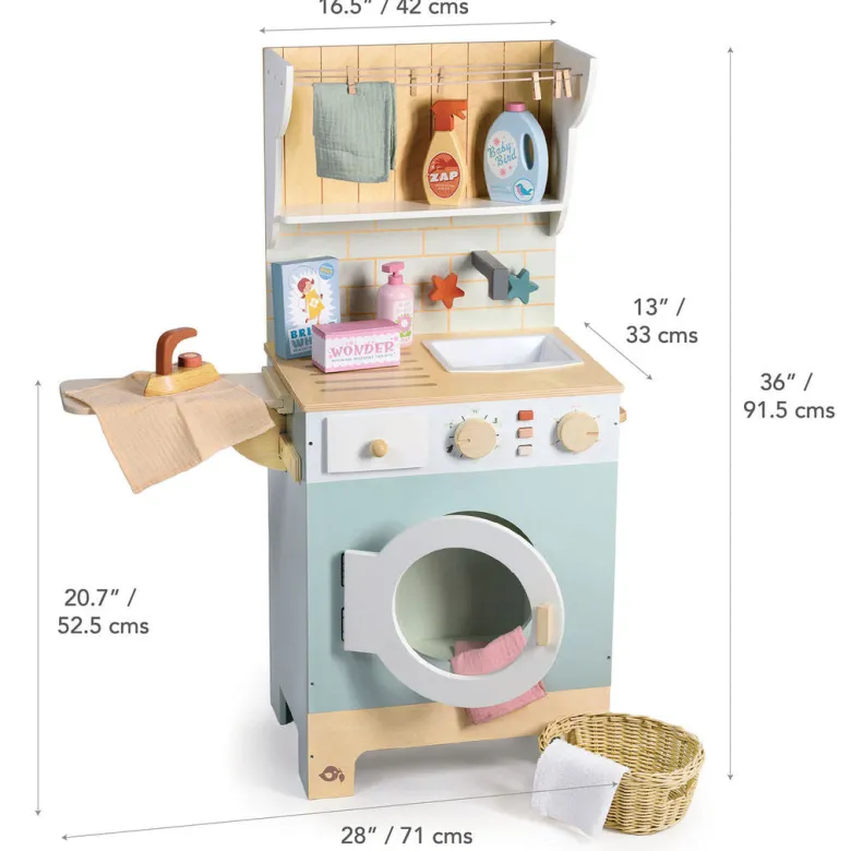 Tender Leaf Wooden Washing Machine