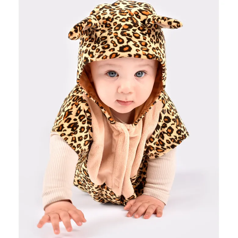 The Good Fairy Animal Costume, Leopard Cape - Size 1-4 Years