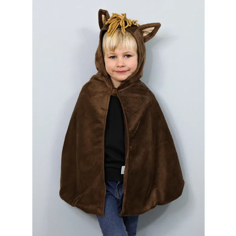 The Good Fairy Animal Costume, Horse Cape - Size 3-8 Years