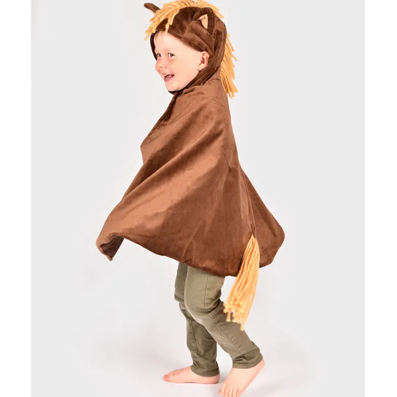 The Good Fairy Animal Costume, Horse Cape - Size 3-8 Years