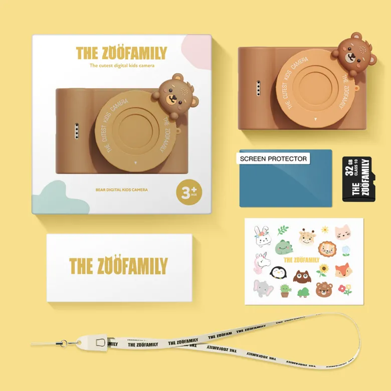 The ZooFamily, Urban Zoo Kids Camera, Ages 5-10 - Bear