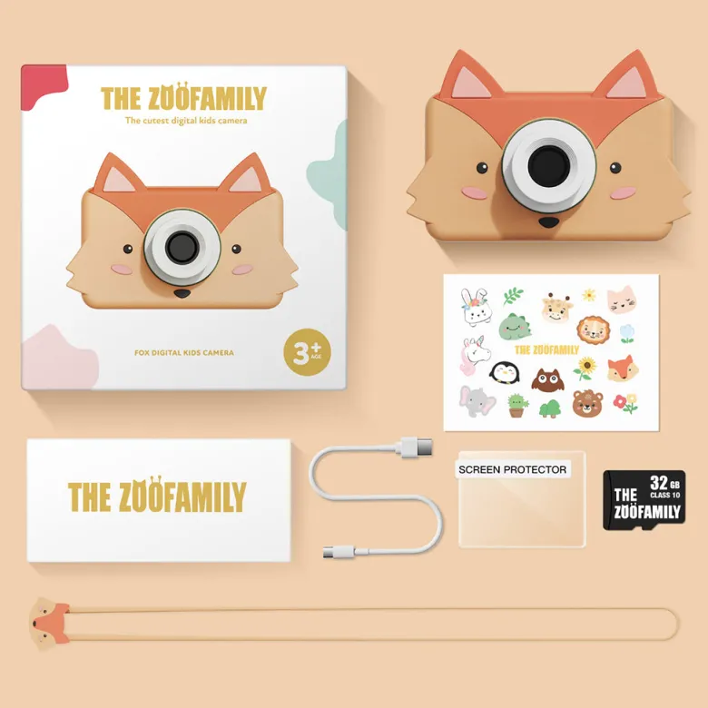 The ZooFamily, Zoo Friends Children's Camera, Ages 3-7 - Fox