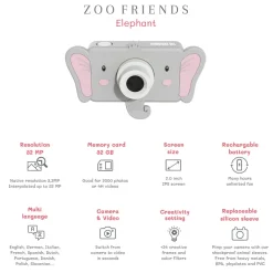 The ZooFamily, Zoo Friends Kids’ Camera, Ages 3–7 – Elephant