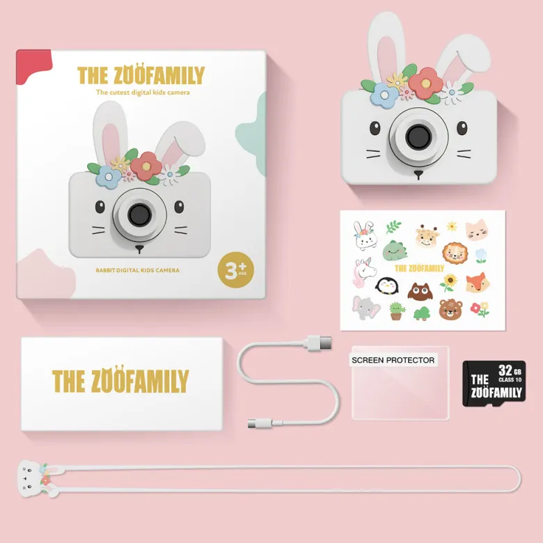 The ZooFamily, Zoo Friends Kids Camera, Ages 3-7 - Bunny