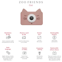 The ZooFamily, Zoo Friends Children's Camera, Ages 3-7 – Cat