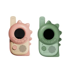The ZooFamily, Zoo Walkie Talkie for Kids, Ages 3 and Up - Dino Pink and Green