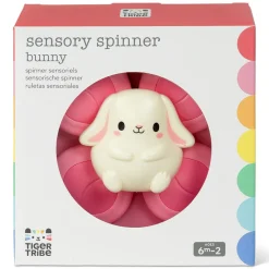 Tiger Tribe Baby Toy, Sensory Spinner - Bunny