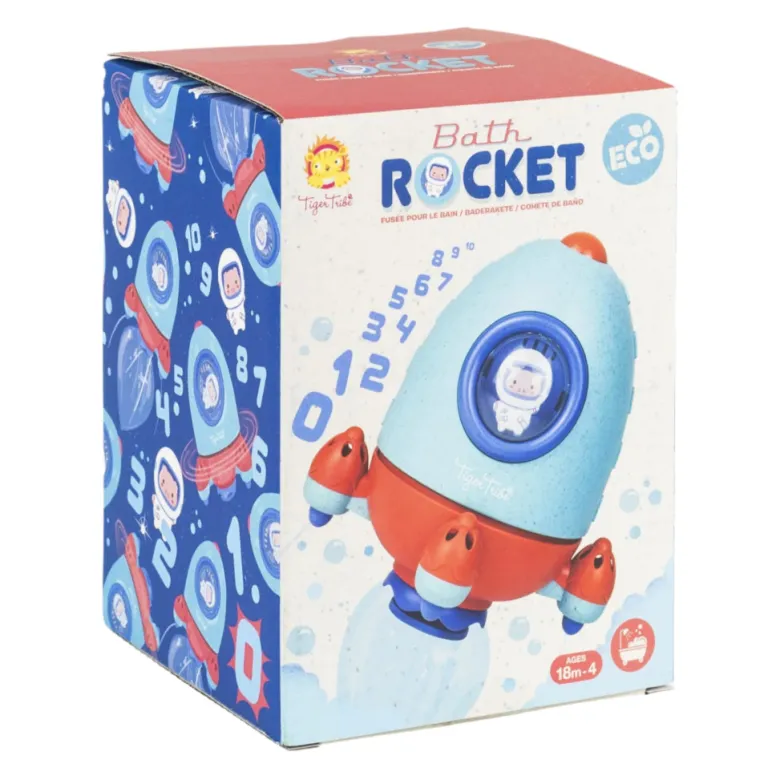 Tiger Tribe Bath Toy, Bath Rocket – Rotating Bath Rocket