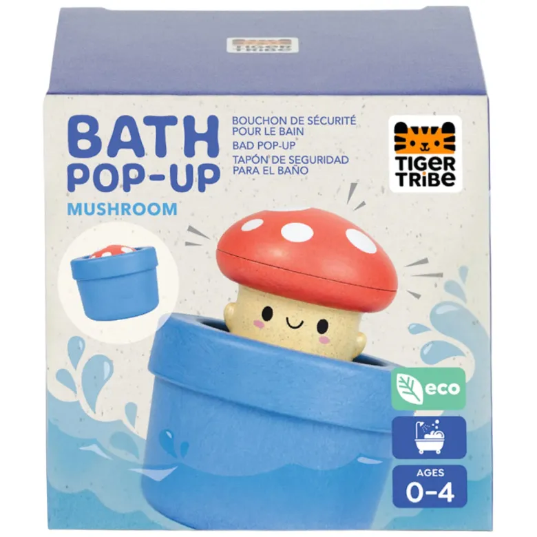 Tiger Tribe Bath Toy, Bath Pop-up - Mushroom