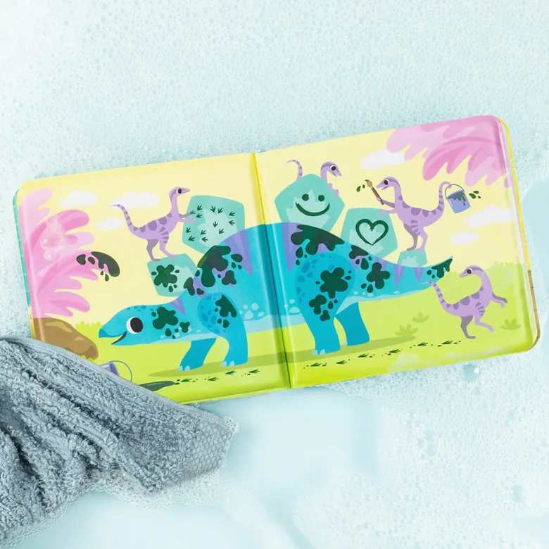 Tiger Tribe Bath Toy, Bath Book - Messy Dinosaurs