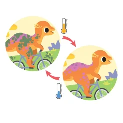 Tiger Tribe Bath Toy, Bath Book - Messy Dinosaurs