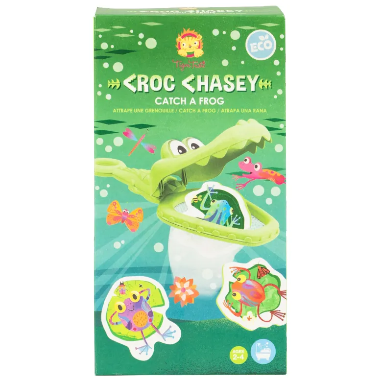 Tiger Tribe Bath Toy, Croch Chasey - Catch the Frogs