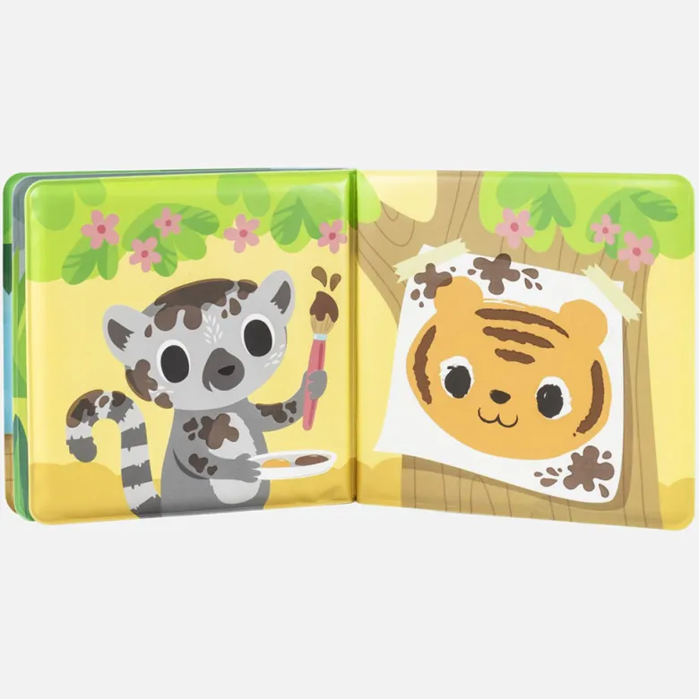 Tiger Tribe Bath Toys, Bath Book - Messy Jungle