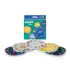 TIMIO Disc Set 3, Fairy Tales, Time, Vegetables, Alphabet A–L, and Alphabet M–Z