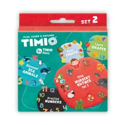 TIMIO Disc Set 2: Numbers, Children's Songs, Sea Animals, Shapes, and Fruits