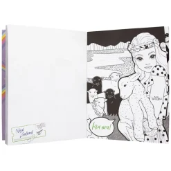 TopModel & Friends Coloring and Design Book
