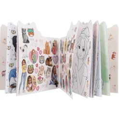 TopModel Coloring Book, Cats - Kitty