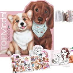 TopModel Coloring Book, Dogs - Doggy