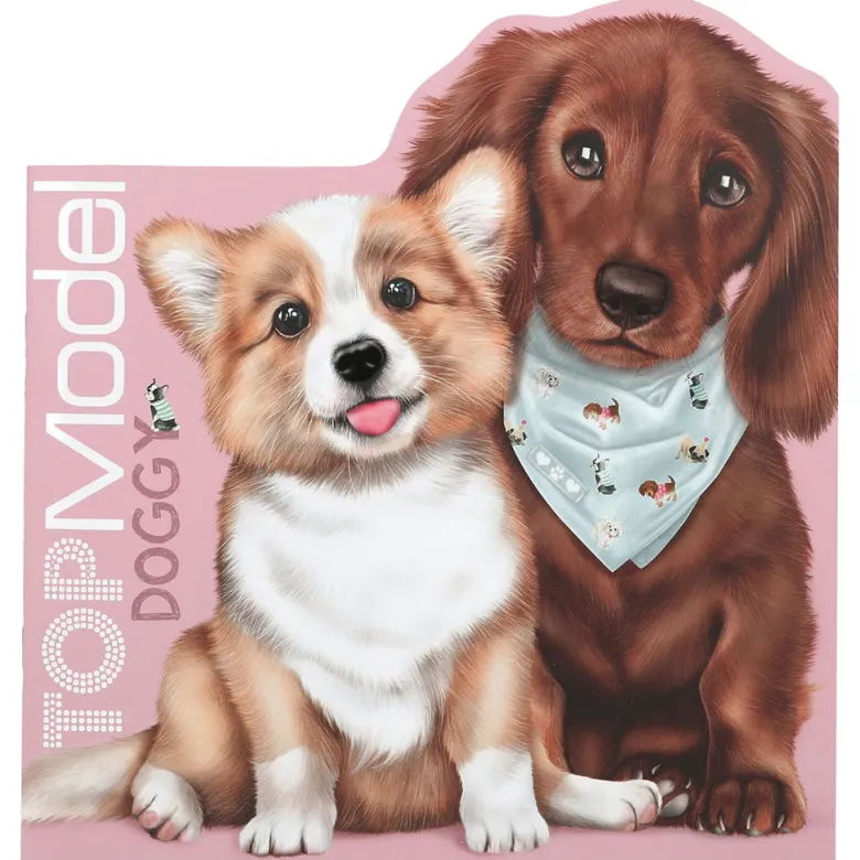 TopModel Coloring Book, Dogs - Doggy
