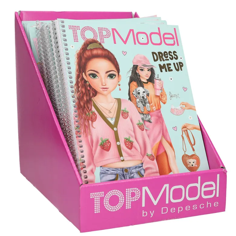 TopModel Dress Me Up Sticker Book, Large Sticker Book