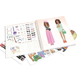 TopModel Dress Me Up Sticker Book, Sticker Activity Book