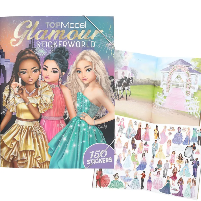 TopModel Glamour Sticker World, Sticker Book