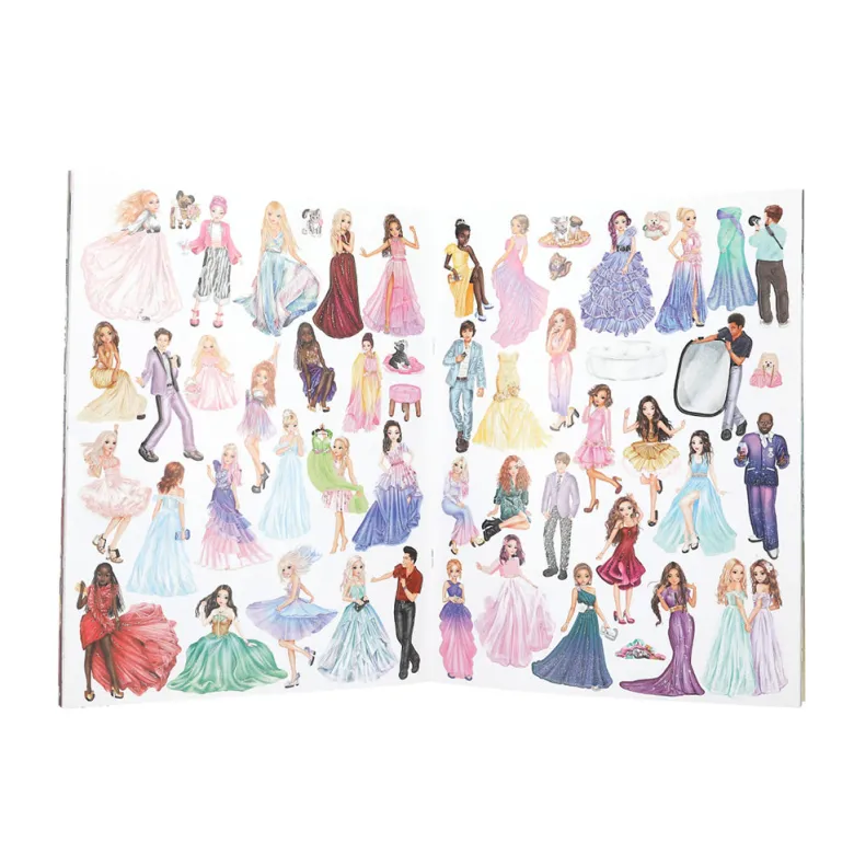 TopModel Glamour Sticker World, Sticker Book
