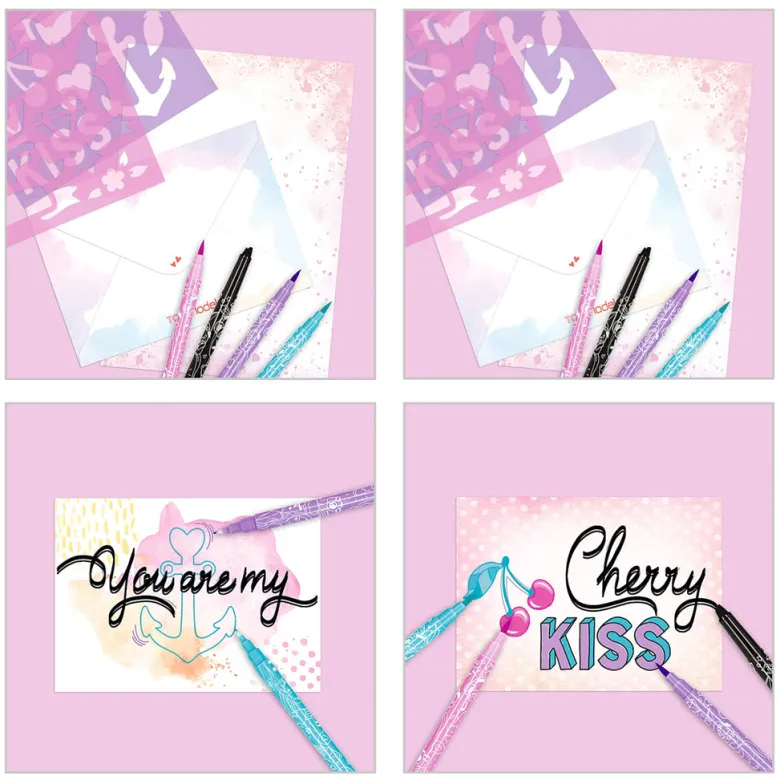 TopModel Handlettering Box Set, Design Letters and Cards