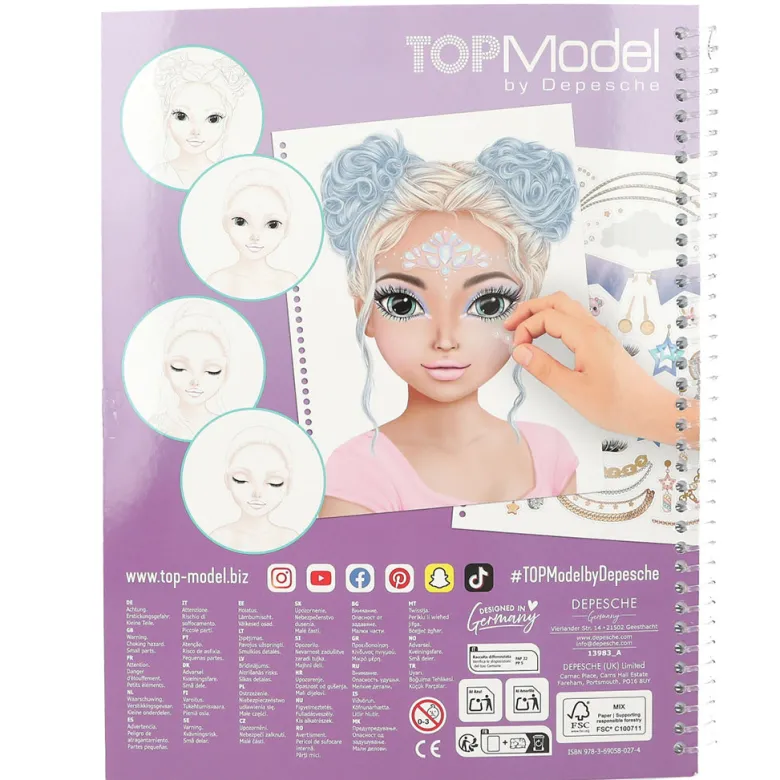 TopModel Makeup Design Book