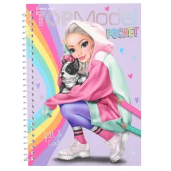 TopModel Pocket Coloring Book, Jill & Cookie